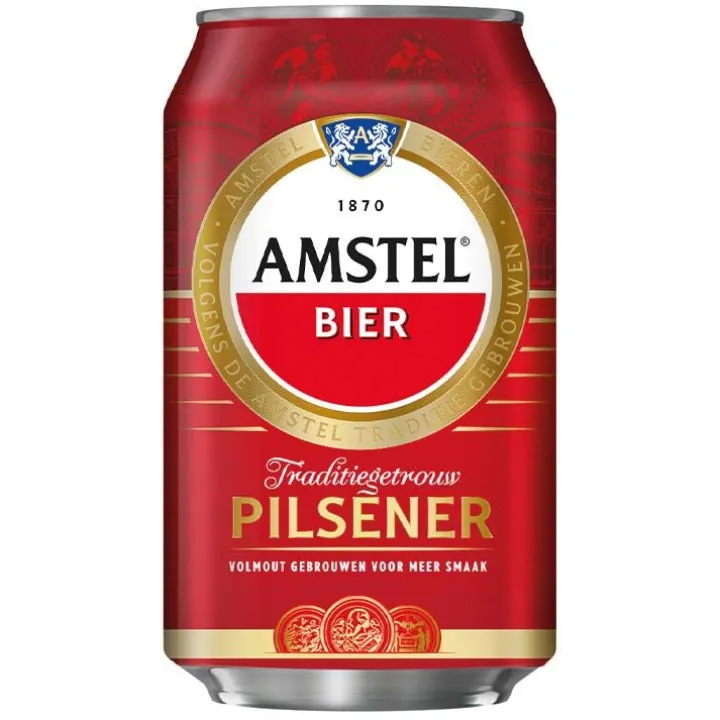 Amstel Pilsener Bier Blik 33 cl