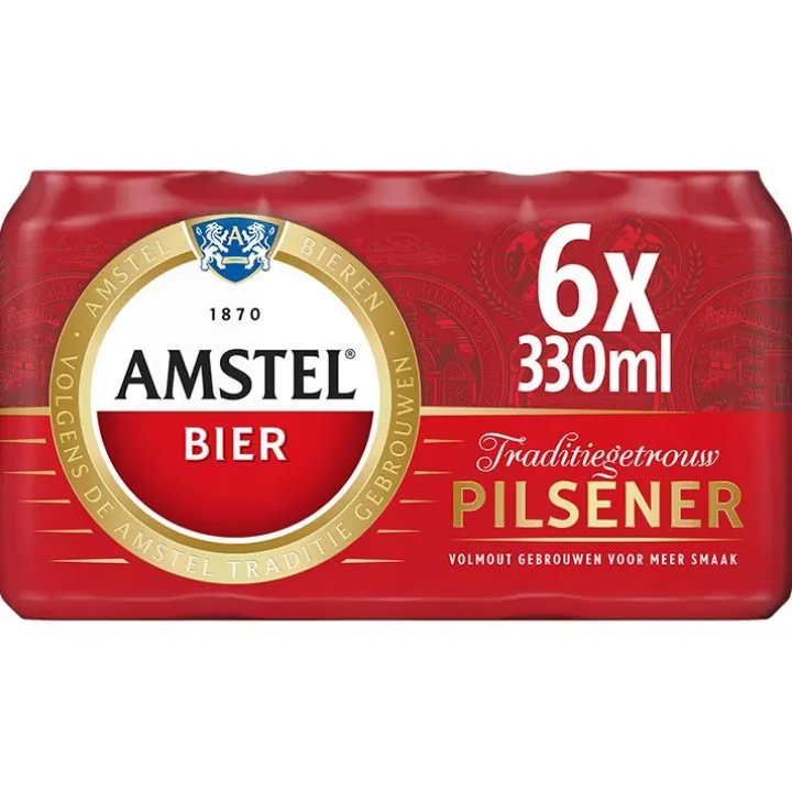 Amstel Pilsener Bier Blik 33 cl