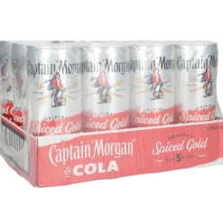 Captain Morgan & Cola tray 12 x 25 cl