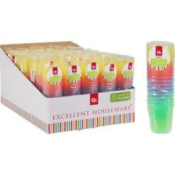 Gekleurde shotglaasjes 20 stuks
