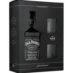 Jack Daniel's Whiskey Met 2 tumblers 70 cl