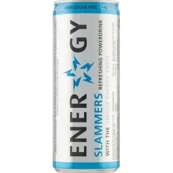 Slammers Sugar free energydrink 24 x 25 cl