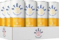 Stëlz Hard Seltzer Mango tray 12 x 25 cl