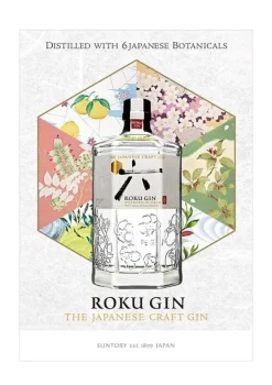 Suntory Roku Gin Japanse craft gin 70 cl
